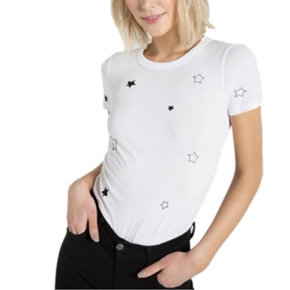 n:PHILANTHROPY White Star Print Bodysuit